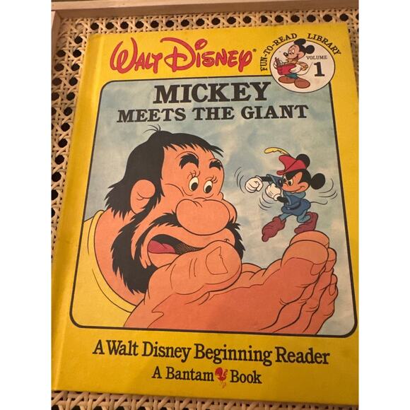 Set of 2 Walt Disney Fun to Read Mickey Meets the Giant & Pinocchio’s Promise - Picture 3 of 13